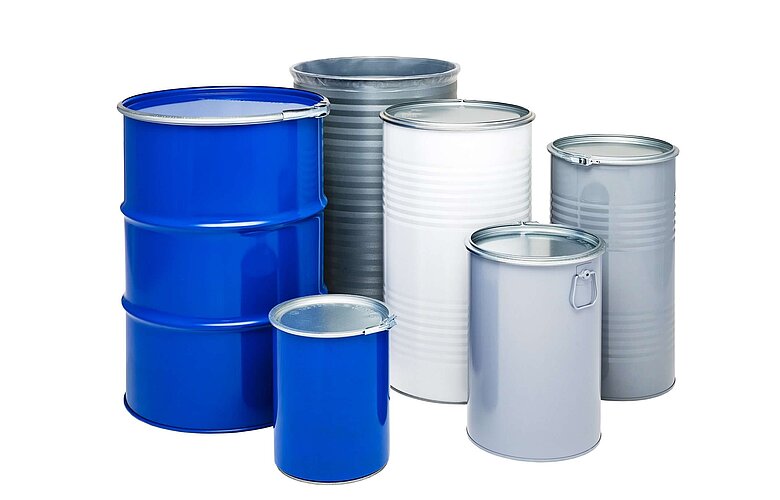 Zylindrische Spannringtrommeln.