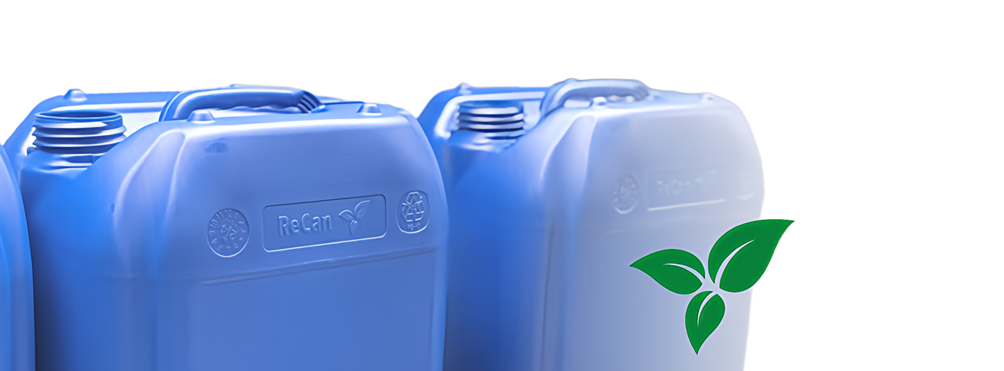 ReCan Kanister aus hochwertigem HDPE in Blau, verschiedene Größen von 3-30 Liter, lebensmittelkonform und UN-zertifiziert